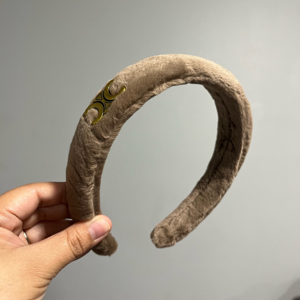 Brown Faux Fur Headband